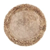 Better Trends Shaggy Border Mat Bath Rug In Sand