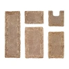 Better Trends Shaggy Border Mat Bath Rug In Sand