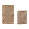 Better Trends Shaggy Border Mat Bath Rug In Sand