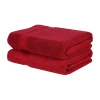 Better Trends Splash Collection 2-pc. Bath Towel In Red