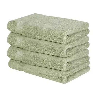 Better Trends Splash Collection 4-pc. Hand Towel In Green