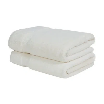 Better Trends Splash Ultra Soft 100% Cotton Highly Absorbent & Zero Twist, Breathable & Lightweight 550 Gsm Luxuri In Ivory