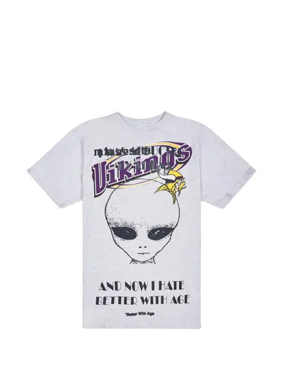 Better With Age Abducted Graphic-print T-shirt In Purple
