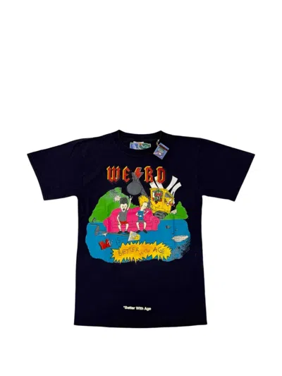 Better With Age Angus Graphic-print T-shirt In Black