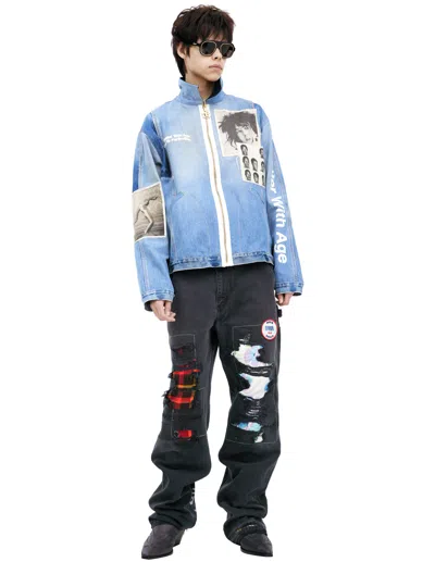 Better With Age Blue Patch Jacket