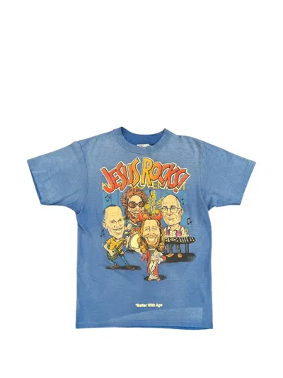 Better With Age Boca Logo-print T-shirt In Blue