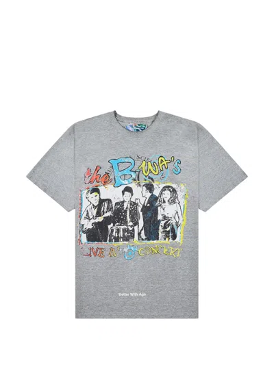 Better With Age Cosmic Graphic-print -t-shirt In Gray