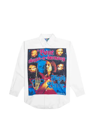 Better With Age Crossroads Graphic-print Shirt In White