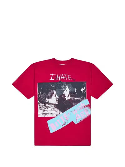 Better With Age Damian Graphic-print T-shirt In Red