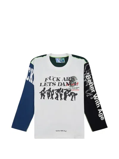 Better With Age Disco Graphic-print T-shirt In White