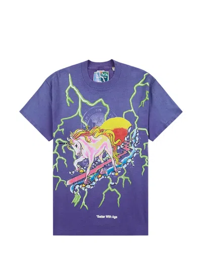 Better With Age European Thunder T-shirt In Purple