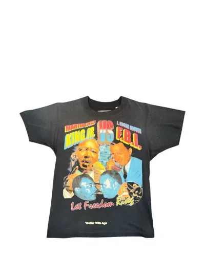 Better With Age Freedom Graphic-print T-shirt In Black