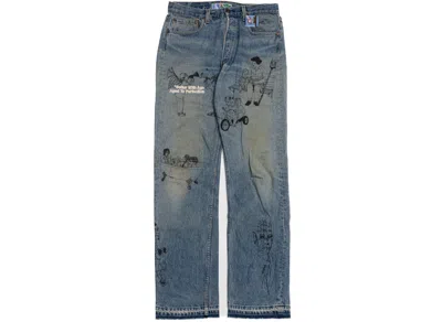 Better With Age Gene Denim Pants In Blue