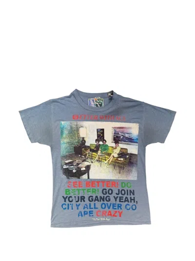 Better With Age Gibberish Graphic-print T-shirt In Gray