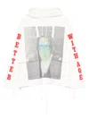 Better With Age Graphic-detail Hoodie In White