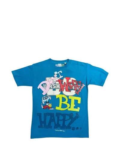 Better With Age Graphic-print Cotton T-shirt In Blue