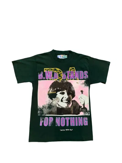 Better With Age Graphic-print Crew-neck T-shirt In Black