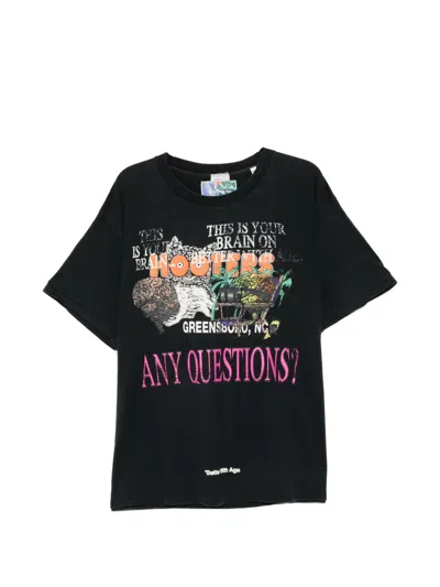 Better With Age Graphic-print T-shirt In Black