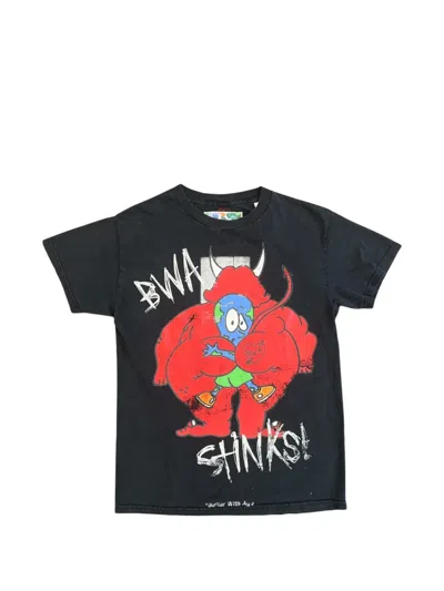 Better With Age Graphic-print T-shirt In Black