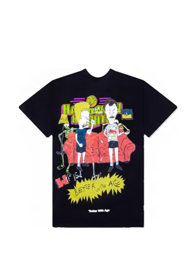 Better With Age Graphic-print T-shirt In Black