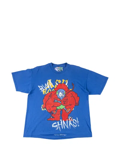 Better With Age Graphic-print T-shirt In Blue