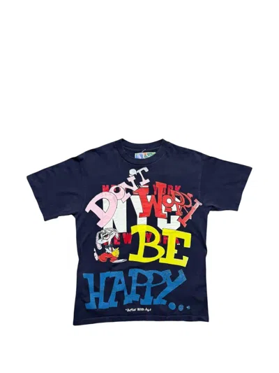 Better With Age Graphic-print T-shirt In Blue
