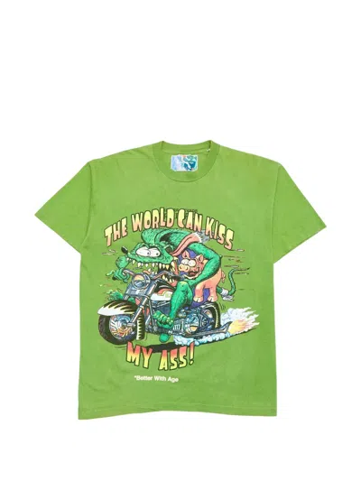 Better With Age Graphic-print T-shirt In Green