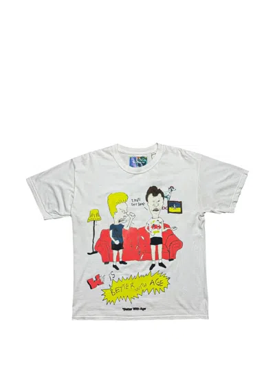 Better With Age Graphic-print T-shirt In White