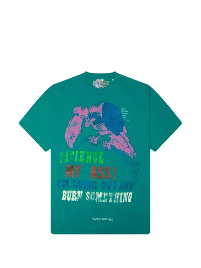 Better With Age Junk Short-sleeved T-shirt In Green