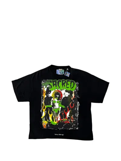 Better With Age Monet Graphic-print T-shirt In Black