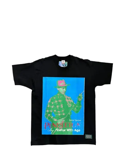 Better With Age Novel Graphic-print T-shirt In Black