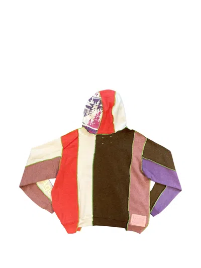 Better With Age Panelled Hoodie In Multi