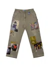 Better With Age Patch-detailing Distressed-effect Jeans In Gray