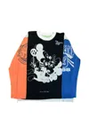 Better With Age Patchwork Reversible Long-sleeve T-shirt In Multi