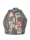 Better With Age Patchwork-check Shirt In Multi