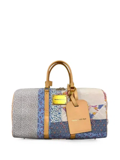 Better With Age Patchwork-pattern Luggage In Multi