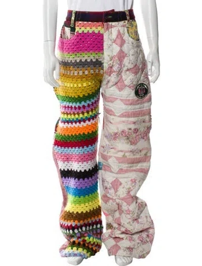 Pre-owned Better With Age Patterned Joggers W/ Tags In Pink