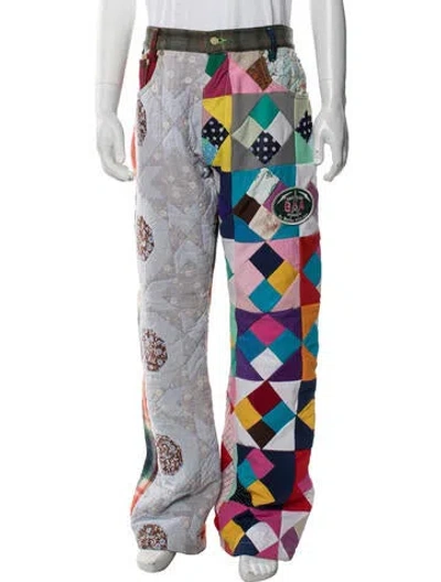 Pre-owned Better With Age Patterned Pants W/ Tags In Multicolor