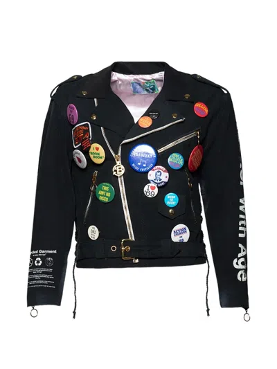 Better With Age Pins Cotton Jacket In Multi