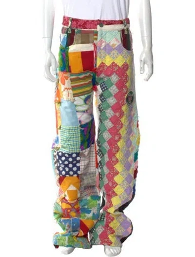 Pre-owned Better With Age Printed Joggers W/ Tags In Red