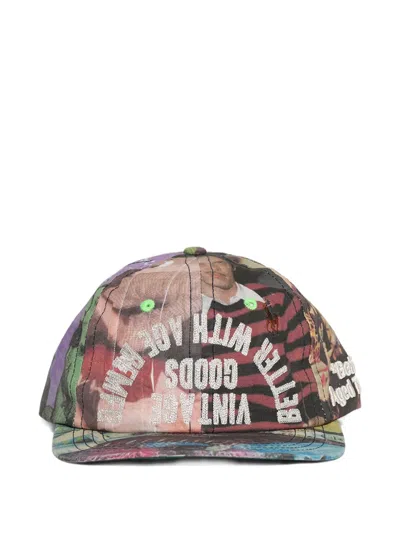 Better With Age Reconstructed Button Hat In Metallic