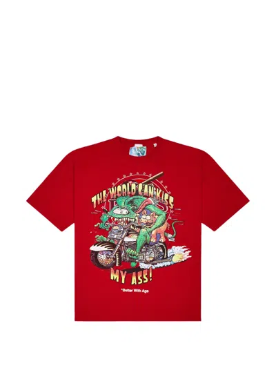 Better With Age Red Graphic T-shirt