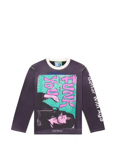 Better With Age Rivka Reversible Graphic-print T-shirt In Multi