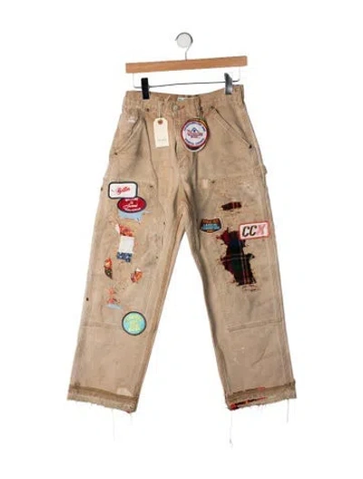 Pre-owned Better With Age Straight-leg Jeans In Neutrals