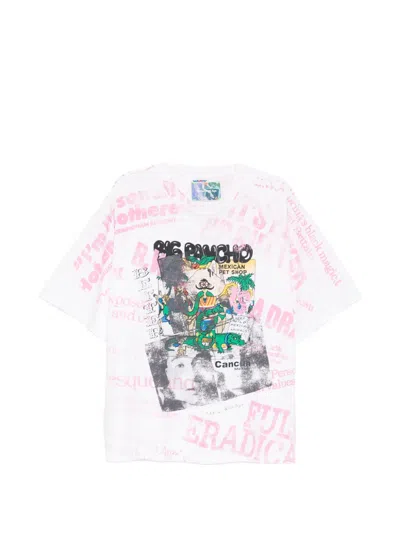 Better With Age Tie-dye Graphic-print T-shirt In White