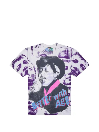 Better With Age Valley Graphic T-shirt In Purple