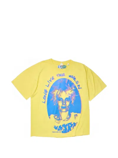 Better With Age Vivienne Graphic-print T-shirt In Yellow