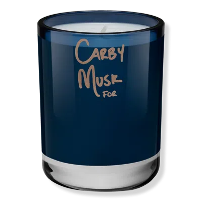Better World Fragrance House Carby Musk Scented Candle In Blue