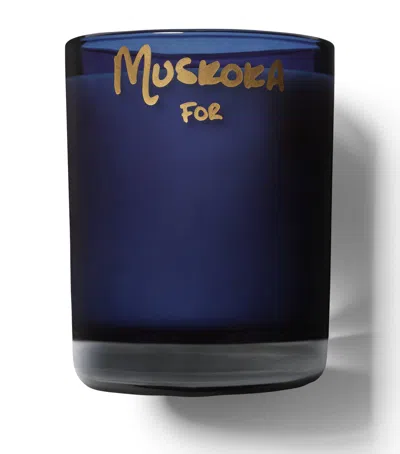 Better World Fragrance House Exclusively At Harrods -  Muskoka Candle In Blue