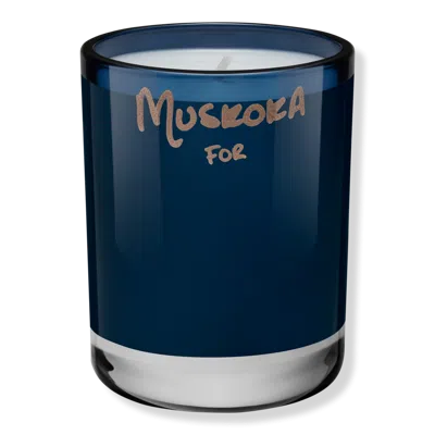 Better World Fragrance House Muskoka Scented Candle In Blue